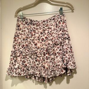 Chic Floral Mini Skirt